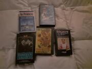 5 vhs comedie-animation-documentaire etc