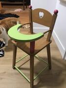 Chaise poupée en bois