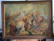 peintures à l'huile sur le thème de la mythologie