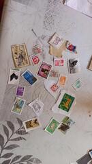 lot 3 timbres abîmés