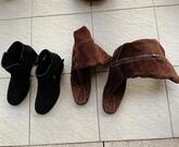 lot de 1 paire de botines et 1 paire de botte