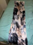 robe longue bustier à motif taille s