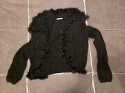 Gilet avec fausse fourrure noire T36