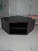 Meuble TV d'angle couleur Wenge