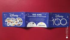 carnet timbres 100 ans Disney