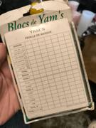 blocs de yam's