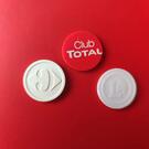 Lot de 3 jetons de Caddie en plastique - Ils sont neufs