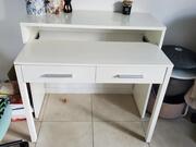 console bureau blanc