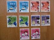 Série timbres BELGIQUE FÊTES 2010