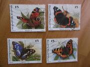 Série timbres grand format, BELGIQUE, PAPILLONS, 1993