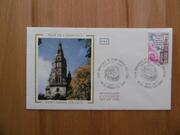 Enveloppe Premier Jour Tour Abbatiale Saint-Amand Les-Eaux 1977