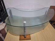 Table en verre + plateau inférieur