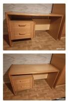 bureau et miroire assortie