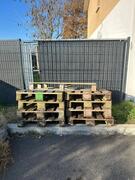 Lot de palettes européennes