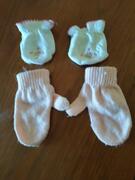 2 paires de moufles BB fille