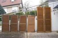 LOT DE VOLETS EN BOIS