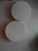 2 boites rondes en bois