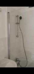 paroi de douche pour baignoire / pare-baignoire - 82x138cm
