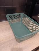 Petite panière en plastique verte