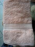 Grand drap de bain rose