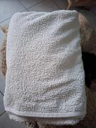 Grand drap de bain blanc cassé