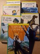 lot 7 livres bibliothèque verte