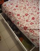 cadre de lit avec tiroirs pour matelas 140x190