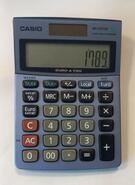 Calculatrice de bureau solaire et piles, afficheur 12 digits (Casio MS-120 TER)