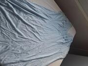 Combinaison ,fond de robe bleu