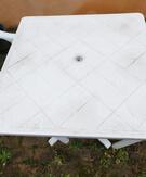 Table jardin + 2 chaises