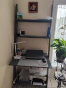 Etagère échelle + bureau et Pouf