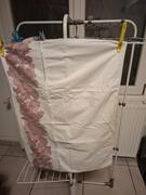 taie oreiller rectangulaire guirlande fleurs rose