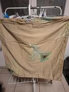 taie oreiller carrée motif plume paon