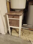 table de nuit marbre