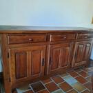 meuble enfilade merisier et 6 chaises