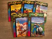 Lot livres "La cabane magique"