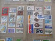 30 timbres oblitérés France 1989 et 1993