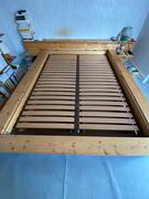 bois de lit en pin naturel traité