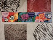 carnet de timbres vide jardin d'automne