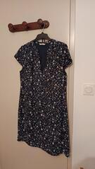 ROBE BLEUE MARINE FEMMES, TAILLE 44