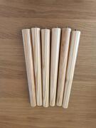 Lot de 6 pieds en bois