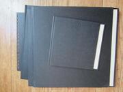 Couvertures à recycler en cartons toilés noirs