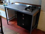 Meuble de cuisine en inox