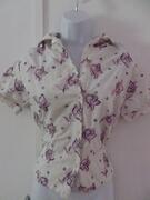 Chemisier blanc Vintage ajouré