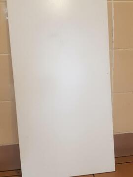 1 Porte de placard en bois blanche IKEA Veddinge