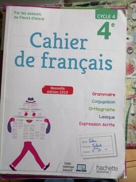 Cahier activités français 4emes
