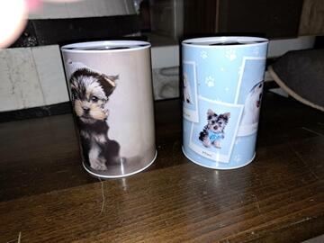 2 Tirelires motifs chiens