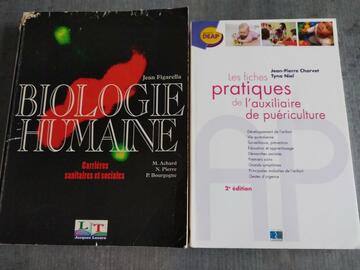 Livres biologie humaine et aux. puériculture