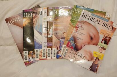 Magazines "bébé au sein"