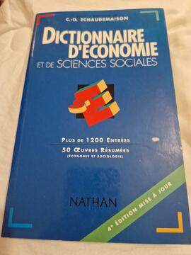 Dictionnaire d'économie